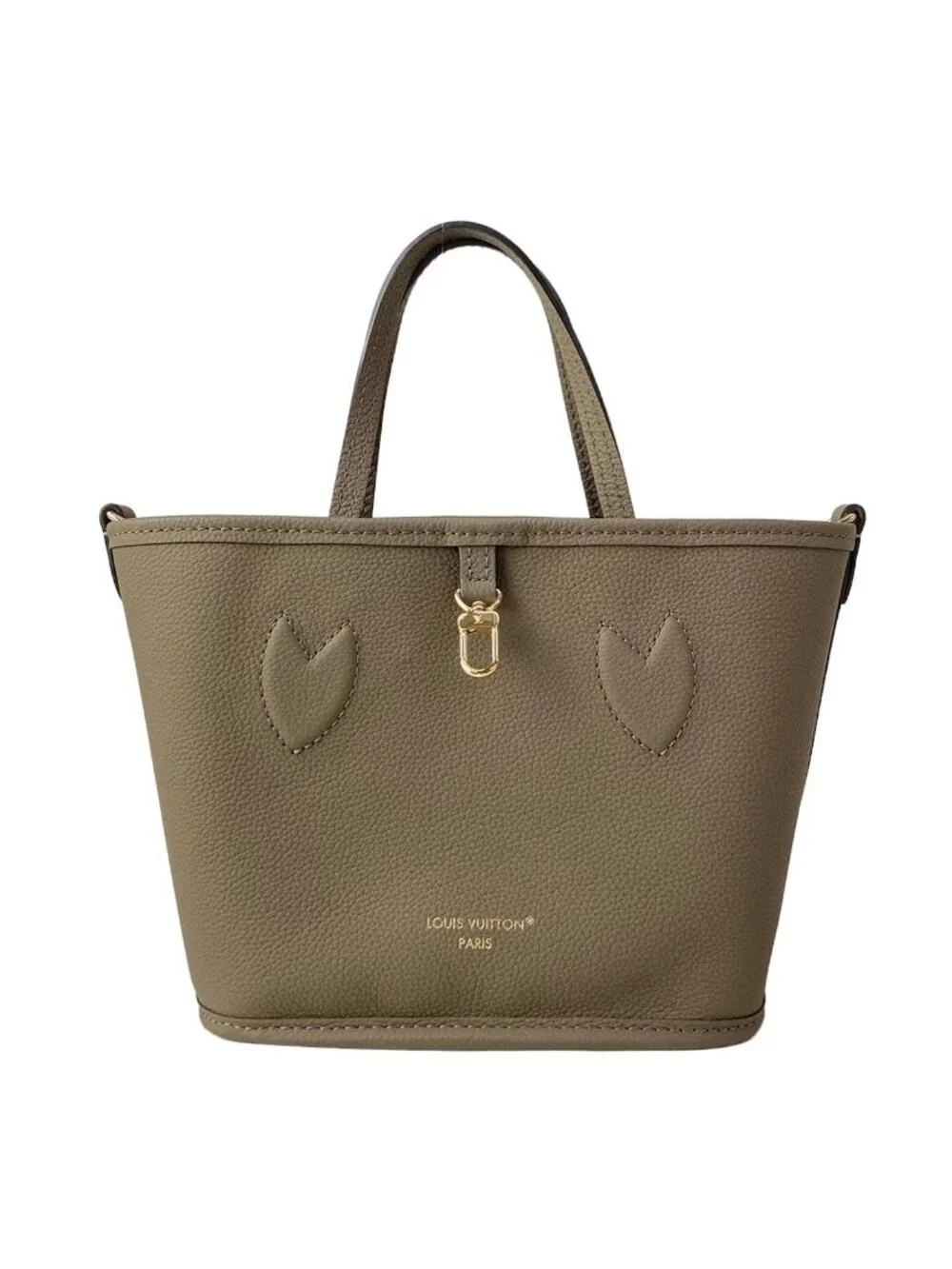 Louis Vuitton Tote Bag Monogram Neverfull Inside Out BB Dark Fango Leather